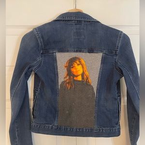 TAYLOR Vintage Reworked Gap Kids Jean Jacket- XL